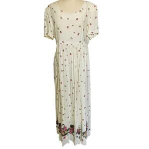 Vintage K.C. Spencer NY Floral Maxi Dress